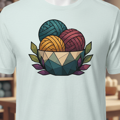 GeoBowl T-Shirt Ice Blue / XS