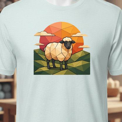 GeoSheep T-Shirt Ice Blue / XS