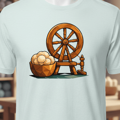 GeoWheel T-Shirt Ice Blue / XS
