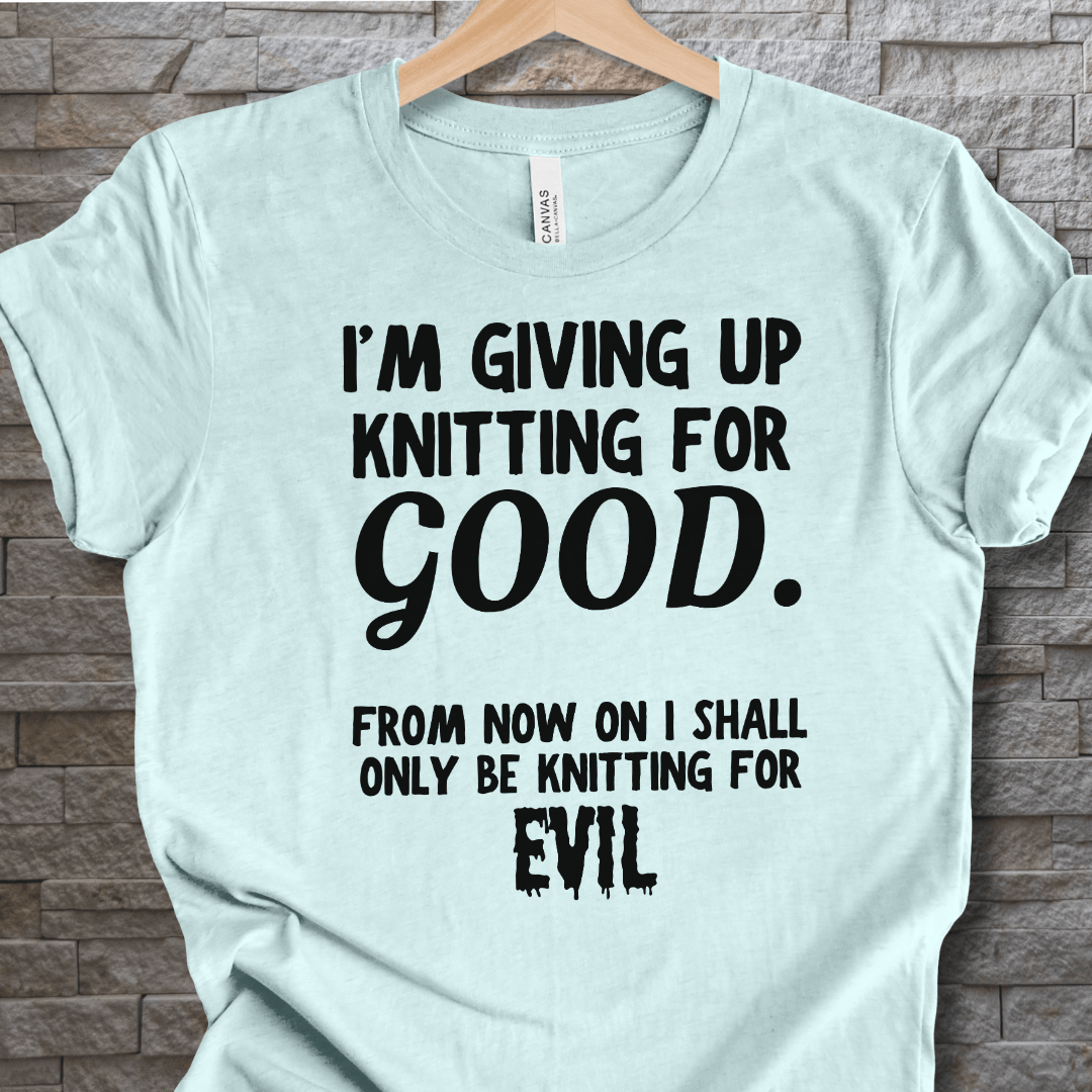 Knitting for Good T-Shirt Ice Blue / XS