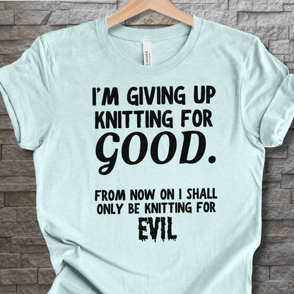 Knitting for Good T-Shirt Ice Blue / XS
