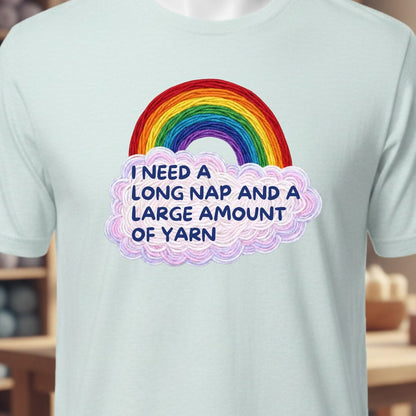 Long Nap T-Shirt Ice Blue / XS