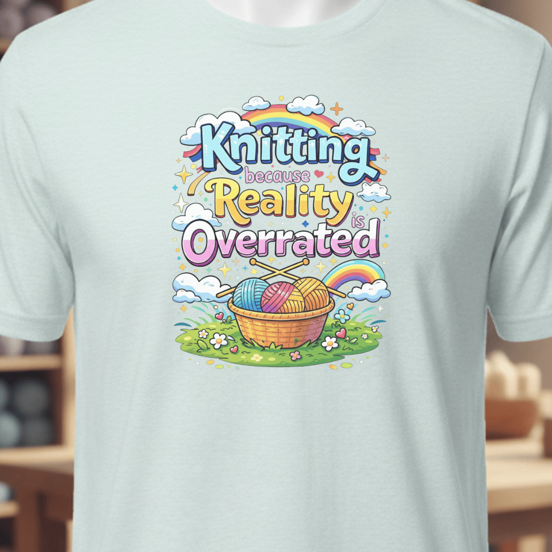 Reality is Overrated T-Shirt Ice Blue / XS
