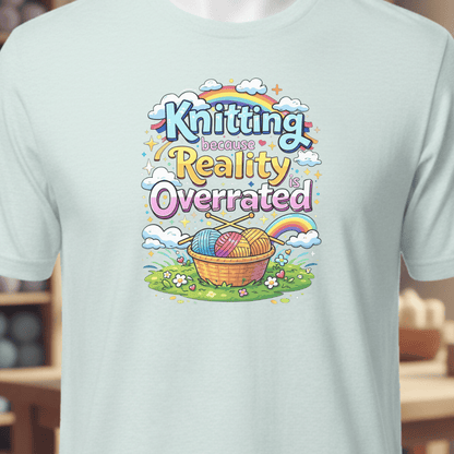 Reality is Overrated T-Shirt Ice Blue / XS