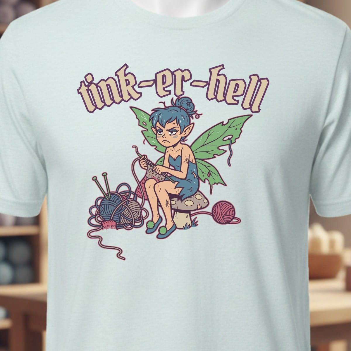 Tink-er-hell T-Shirt Ice Blue / XS