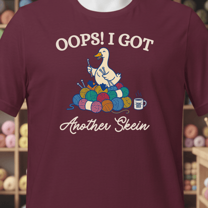 Another Skein T-Shirt Maroon / XS