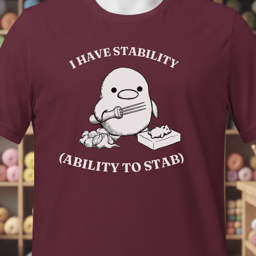 Felting Stability T-Shirt Maroon / XS