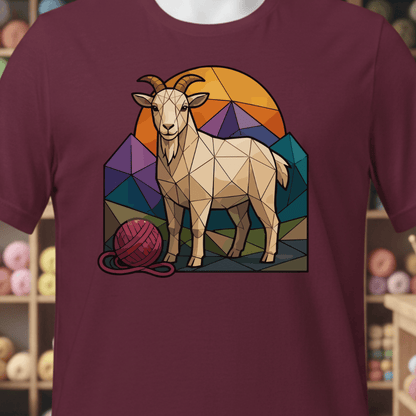 GeoGoat T-Shirt Maroon / XS
