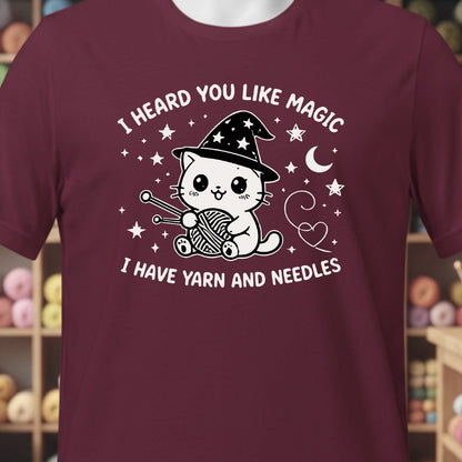 I Heard You Like Magic T-Shirt Maroon / XS