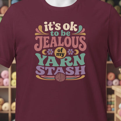 Jealous T-Shirt Maroon / XS