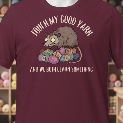 Learn Something T-Shirt Maroon / XS
