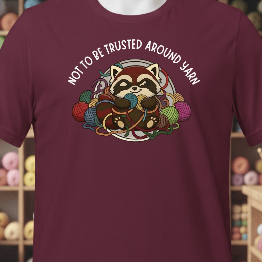 Not To Be Trusted T-Shirt Maroon / XS