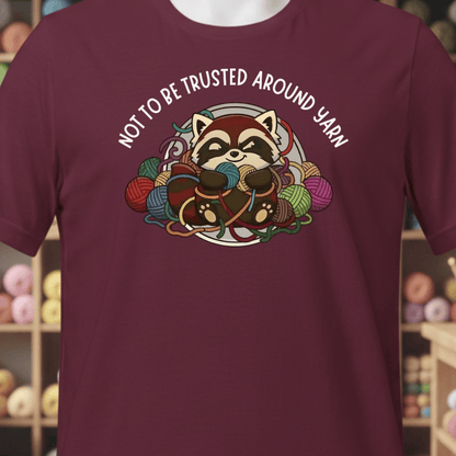 Not To Be Trusted T-Shirt Maroon / XS