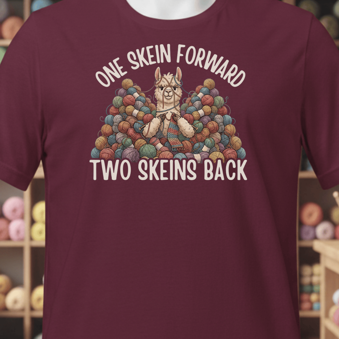 One Skein Forward T-Shirt Maroon / XS