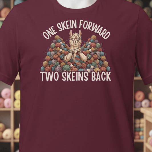One Skein Forward T-Shirt Maroon / XS