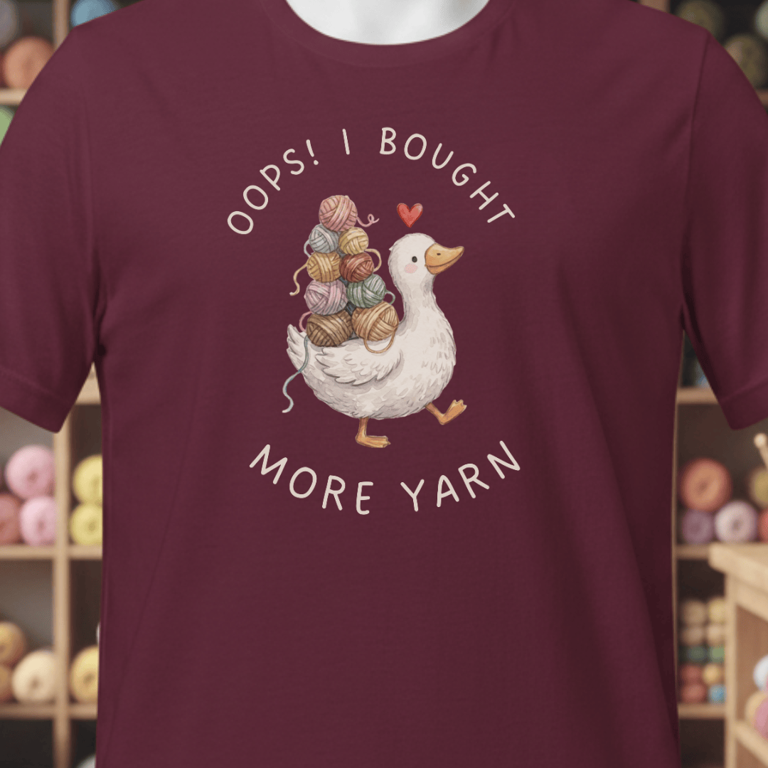 Oops! T-Shirt Maroon / XS