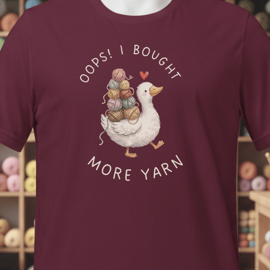 Oops! T-Shirt Maroon / XS