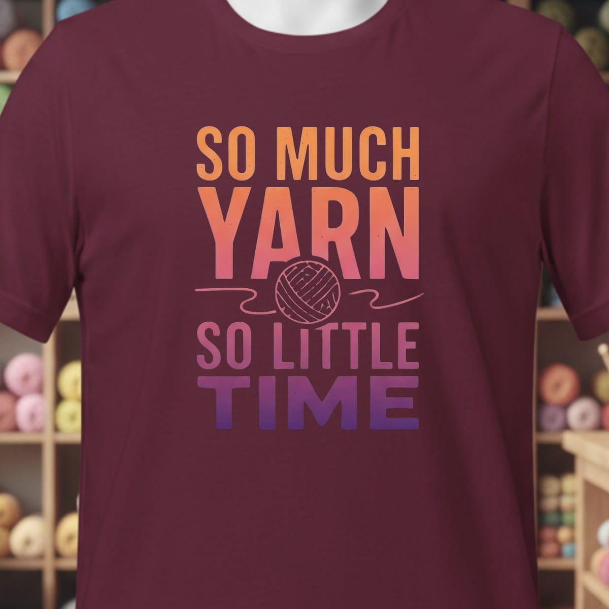 So Much Time Sunset T-Shirt Maroon / XS