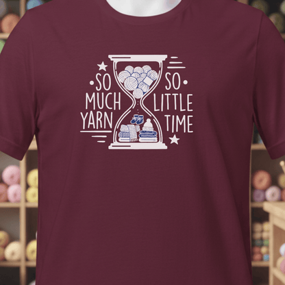 So Much Yarn T-Shirt Maroon / XS