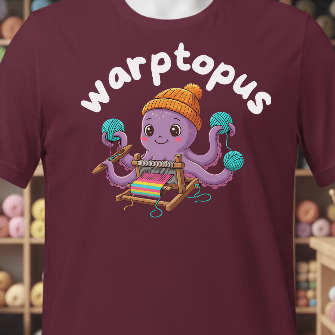 Warptopus T-Shirt Maroon / XS