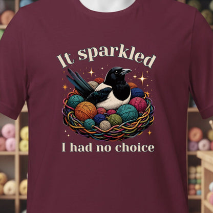 Yarn Magpie T-Shirt Maroon / XS