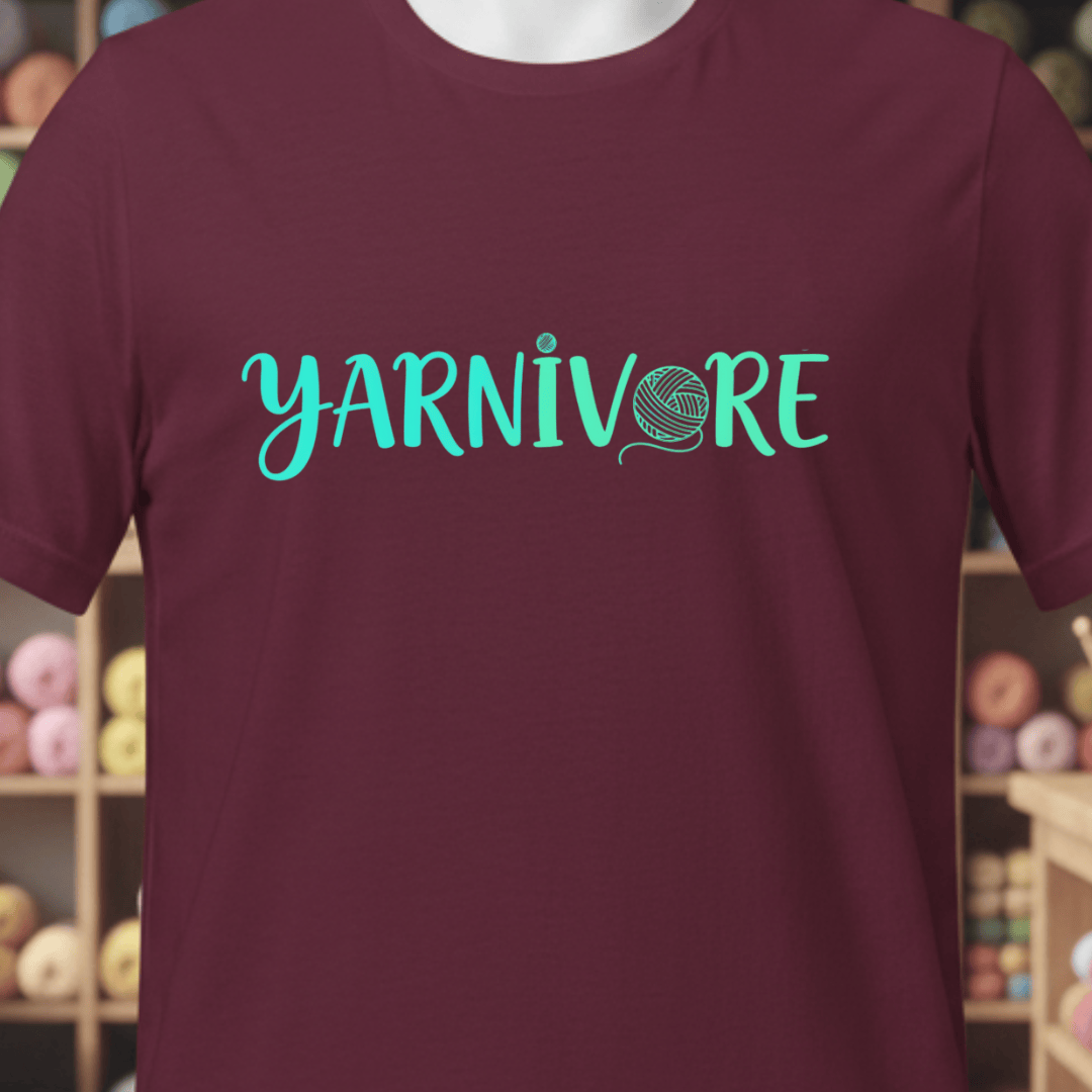 Yarnivore T-Shirt Maroon / XS