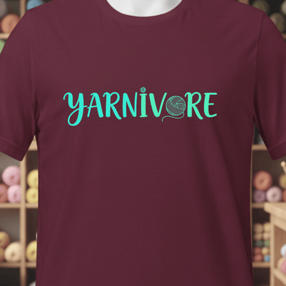Yarnivore T-Shirt Maroon / XS