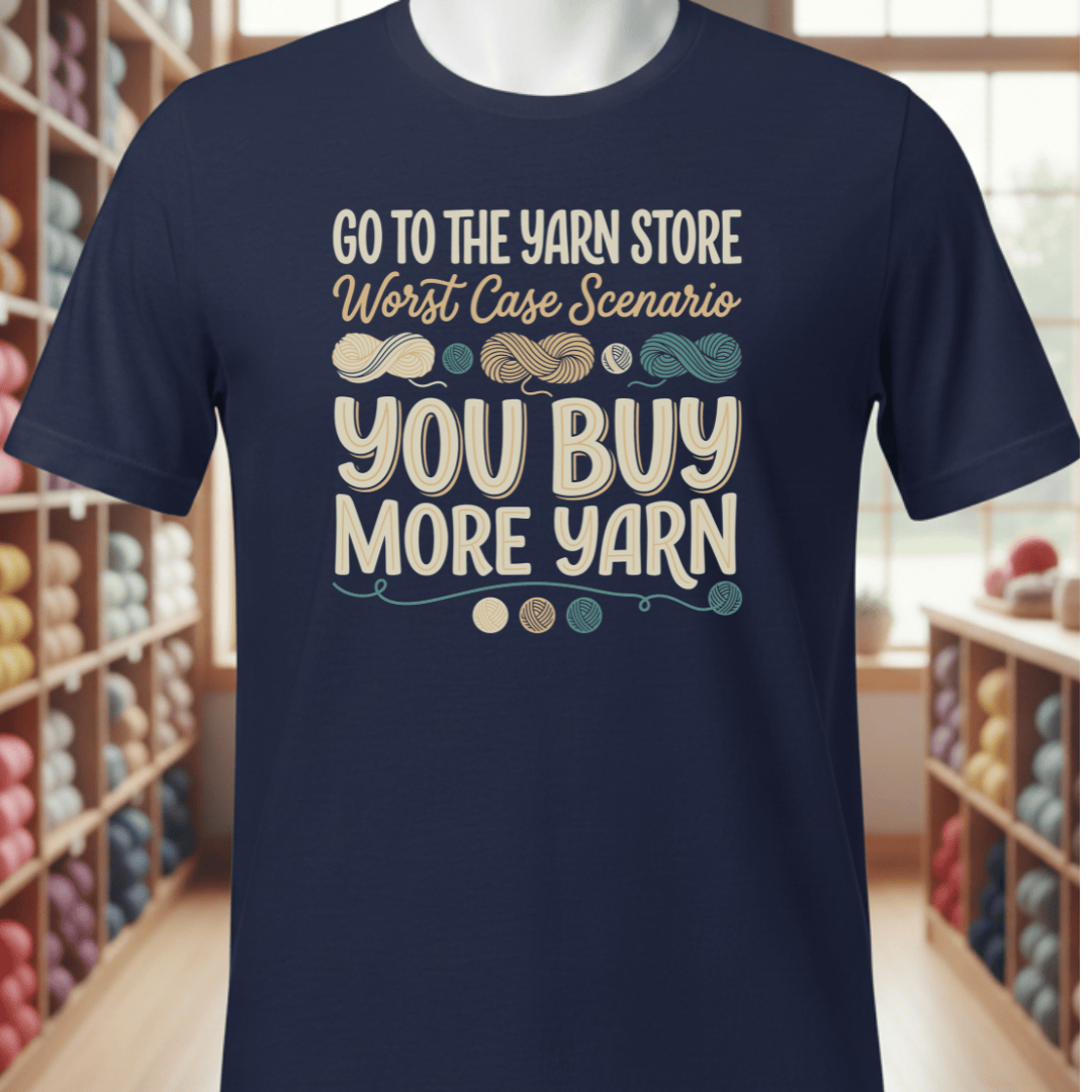 Buy More Yarn T-Shirt Navy / S