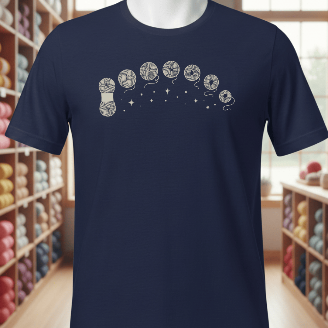 Celestial Yarn T-Shirt Navy / S