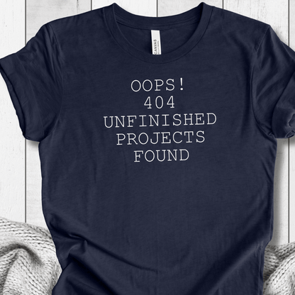 404 Error T-Shirt Navy / XS