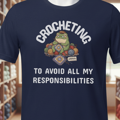 Avoid Responsibilities T-Shirt Navy / XS