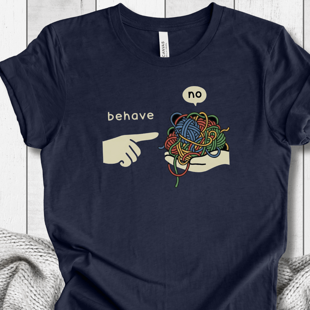Behave T-Shirt Navy / XS