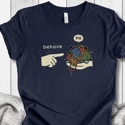 Behave T-Shirt Navy / XS
