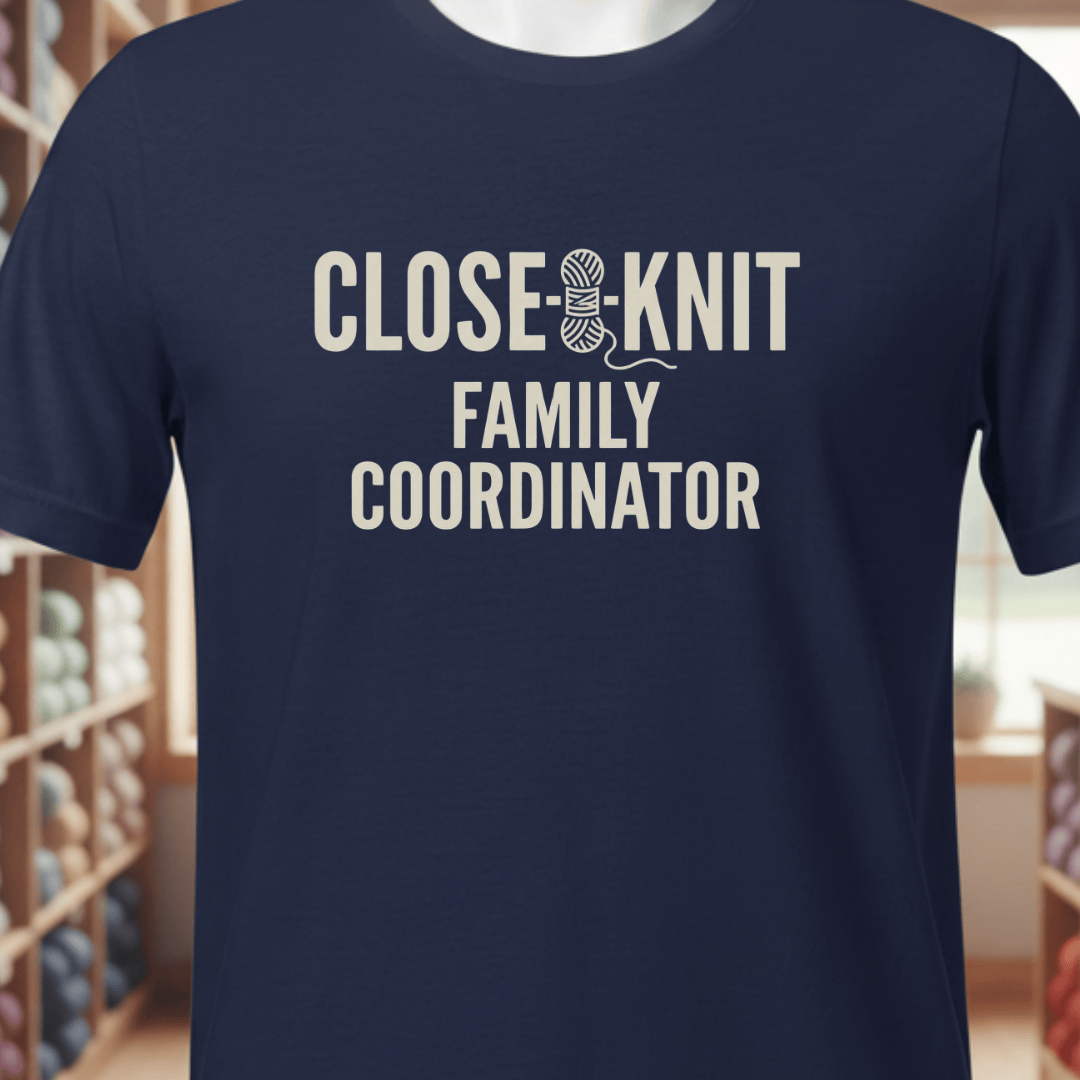 Close Knit Family T-Shirt Navy / XS