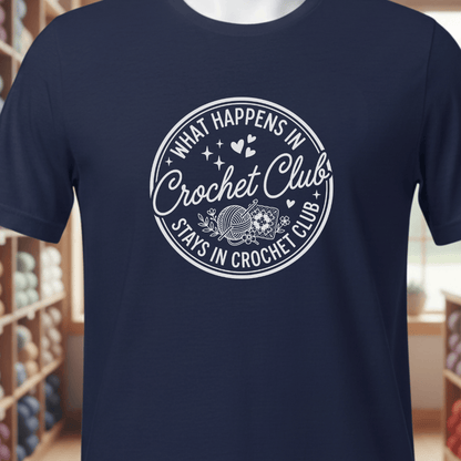 Crochet Club T-Shirt Navy / XS