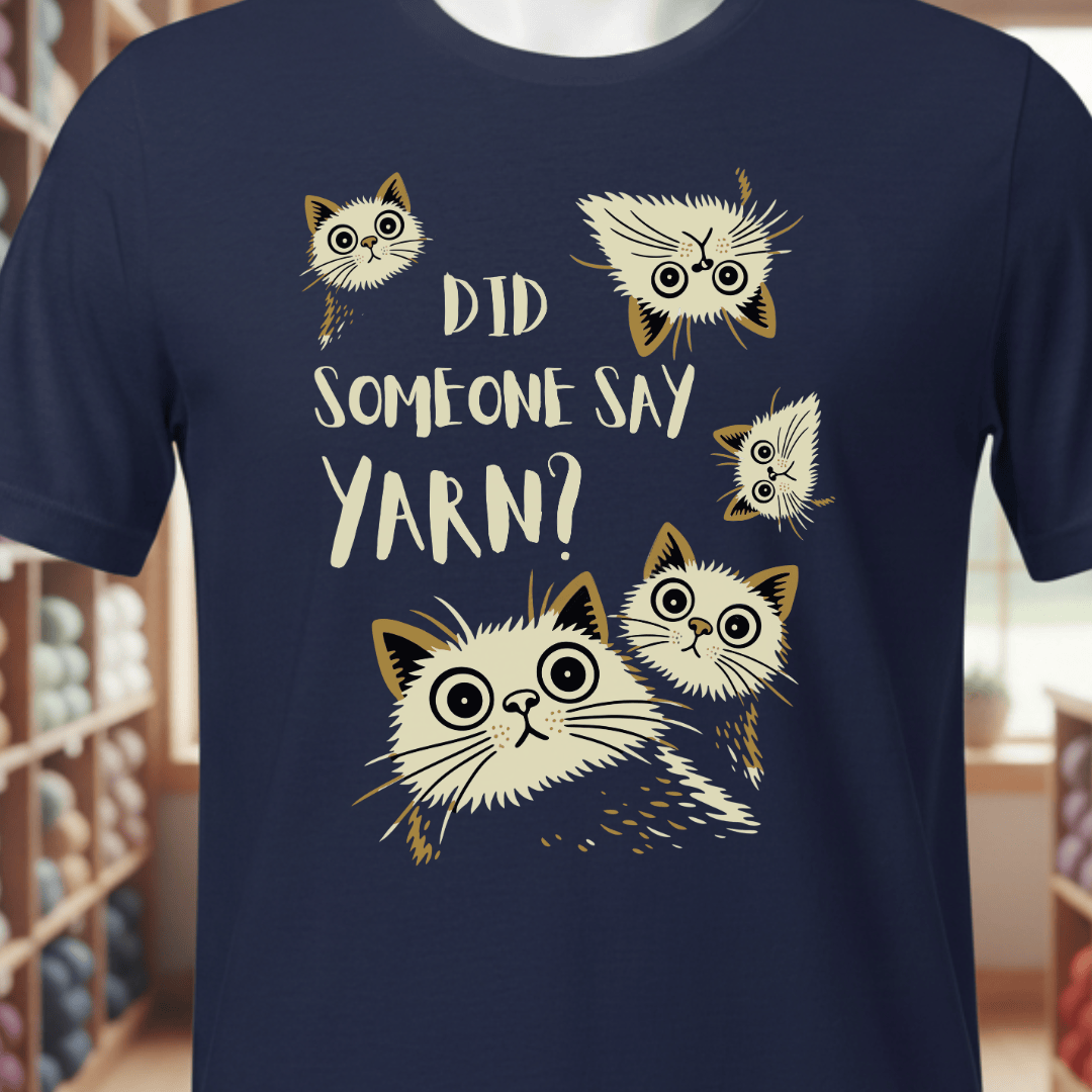 Did Someone Say Yarn T-Shirt Navy / XS