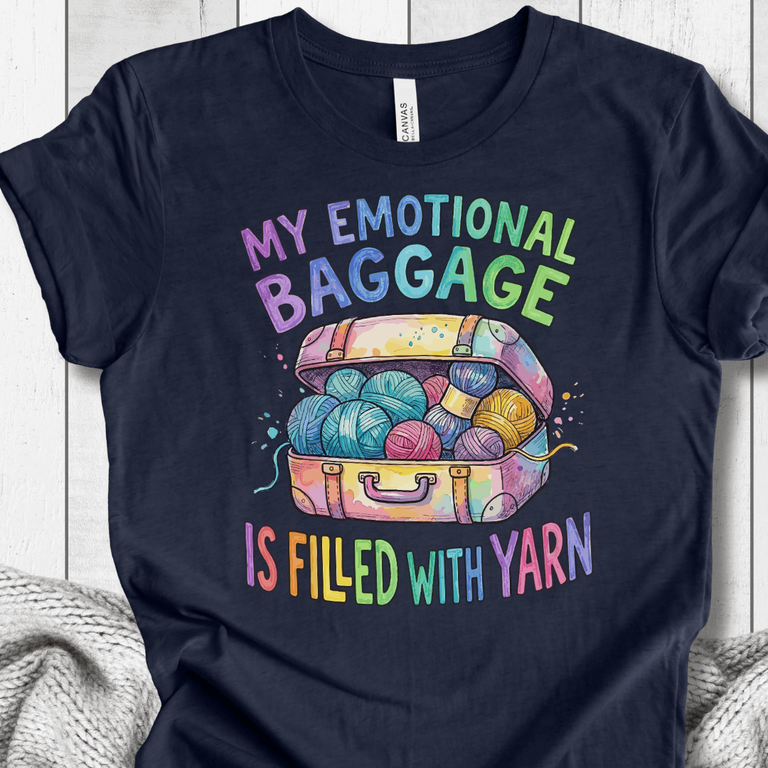 Emotional Baggage T-Shirt Navy / XS