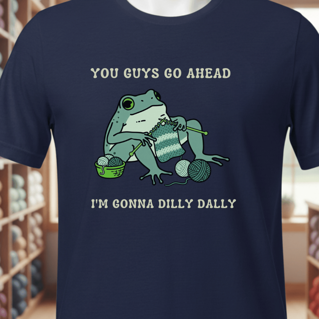 Frog Dilly Dallying T-Shirt Navy / XS