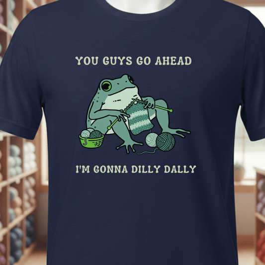 Frog Dilly Dallying T-Shirt Navy / XS