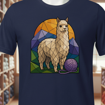 GeoAlpaca T-Shirt Navy / XS