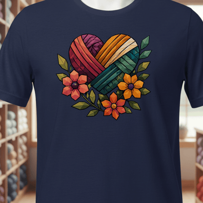 GeoHeart T-Shirt Navy / XS