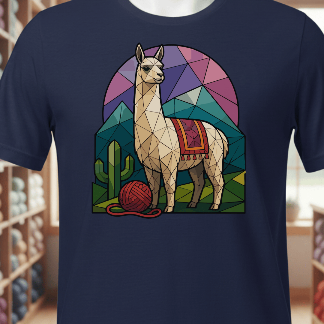 GeoLlama T-Shirt Navy / XS