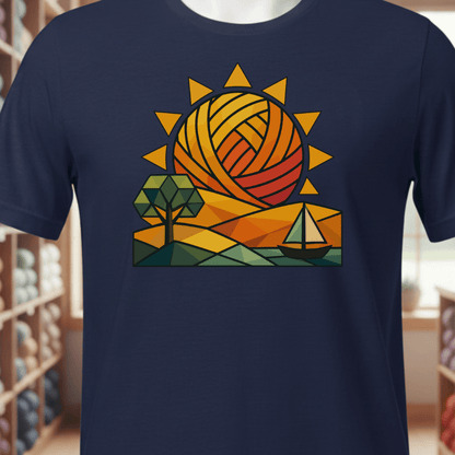 GeoSunrise T-Shirt Navy / XS