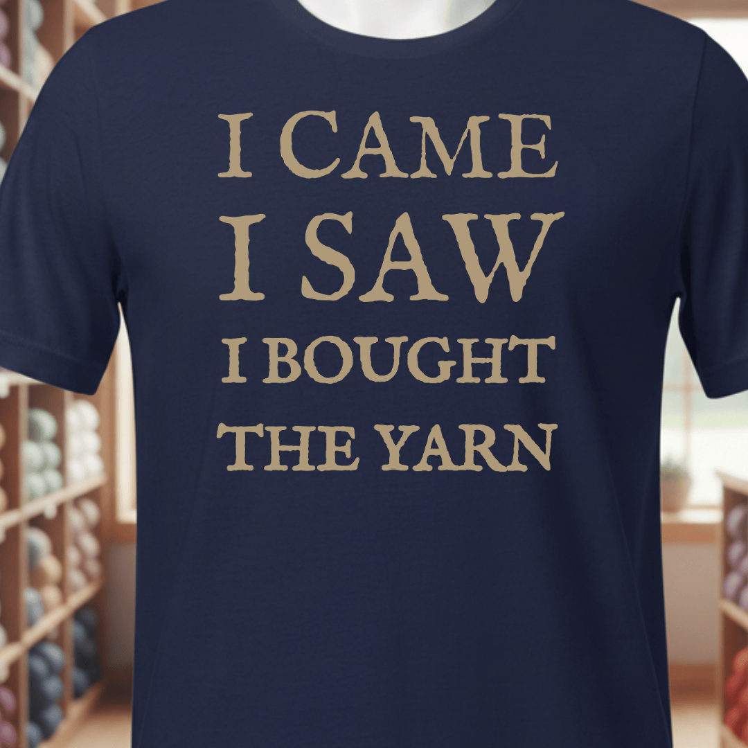 I Came, I Saw T-Shirt Navy / XS
