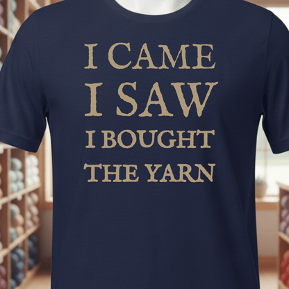 I Came, I Saw T-Shirt Navy / XS