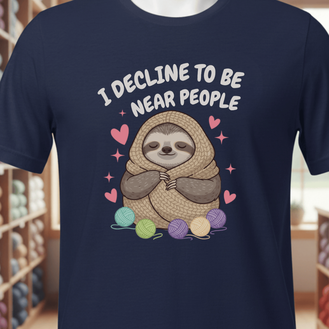 I Decline T-Shirt Navy / XS