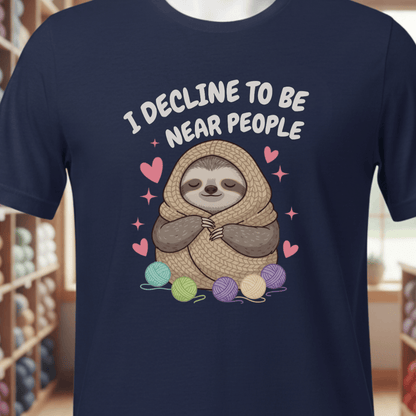 I Decline T-Shirt Navy / XS