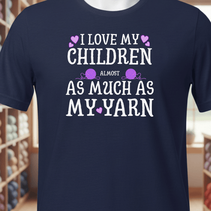 I Love My Children T-Shirt Navy / XS