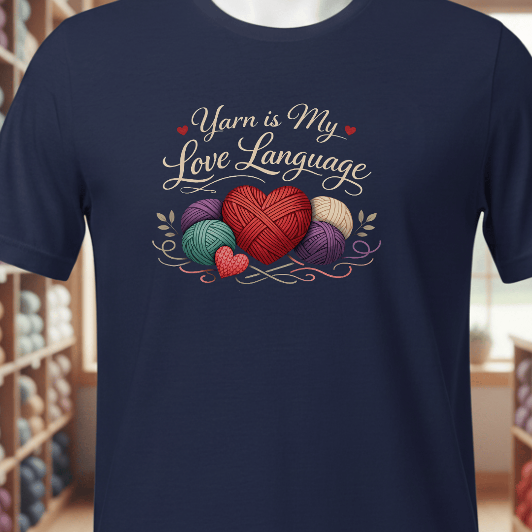 Love Language T-Shirt Navy / XS