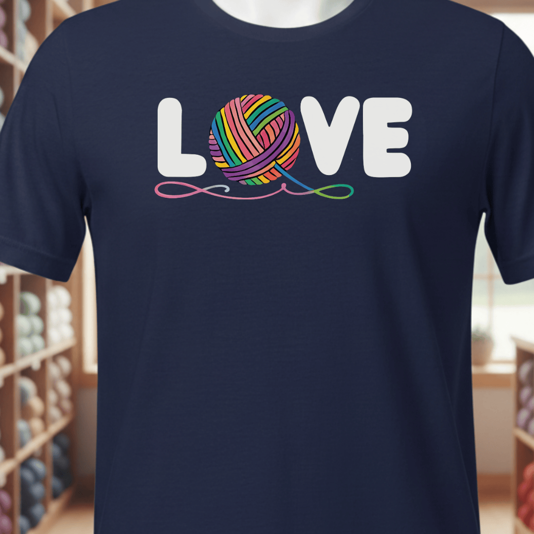 Love Yarn T-Shirt Navy / XS